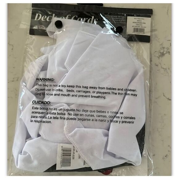 Ace of Spades women’s Fun World costume size medium large 10-14 Halloween NWT - Picture 5 of 7